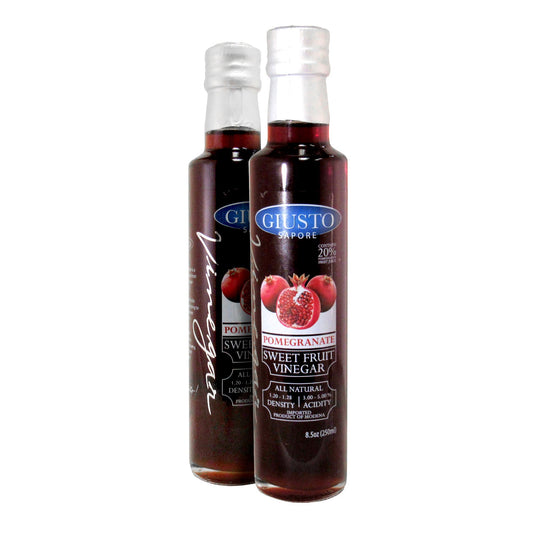 Giusto Sapore Pomegranate Sweet Fruit Vinegar 8.5oz