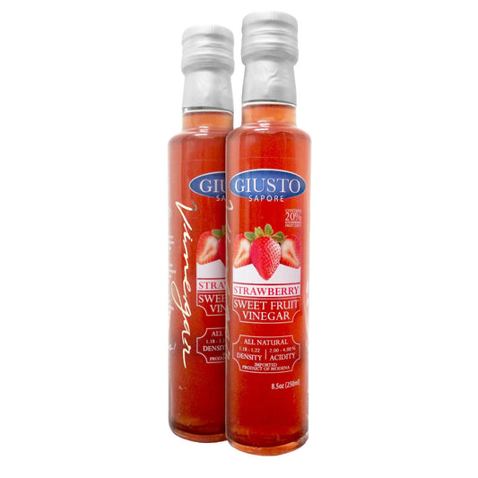 Giusto Sapore Strawberry Sweet Fruit Vinegar 8.5oz