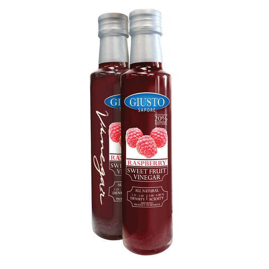 Giusto Sapore Raspberry Sweet Fruit Vinegar 8.5oz